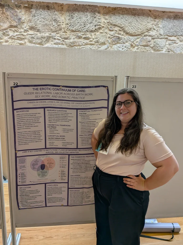 Christa McCrorie, LICSW-S, PIP shares research at the International Academy of Sex Research